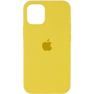 Чохол для смартфона Silicone Full Case AA Open Cam for Apple iPhone 12 56, Sunny Yellow