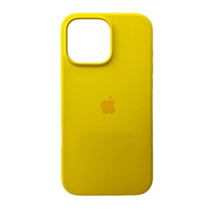 Чохол для смартфона Silicone Full Case AA Open Cam for Apple iPhone 16 Pro 56, Sunny Yellow