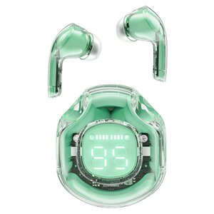 Навушники ACEFAST T8 Crystal color (2) bluetooth earbuds Mint Green