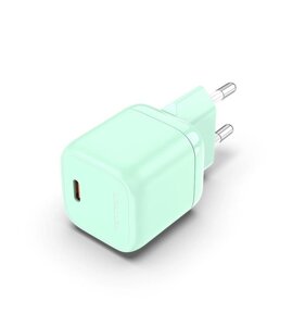 Зарядний пристрій Vention 1-port USB-C GaN Charger (30W) EU-Plug Green (FAKG0-EU)