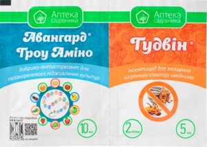 Інсектицид Гудвін до. с. (5 мл) + Авангард Гроу Аміно (10 мл) контактно-системний інсектицид Ukravit