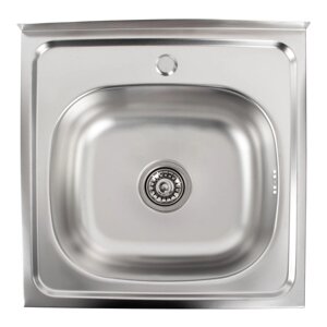 Кухонна мийка з неіржавкої сталі Platinum 5050 CАТИН (0,7/160 мм)