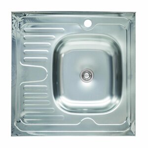 Кухонна мийка з неіржавкої сталі Platinum 6060 R (0,4/120 мм)