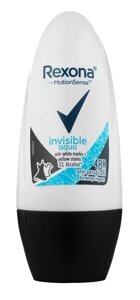 Антиперспірант кульковий Rexona Invisible Aqua 50 мл