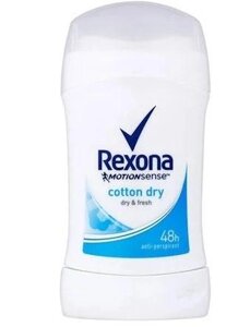 Антиперспірант-стік Rexona Cotton Dry Легкість бавовни, жіночий, 40 мл