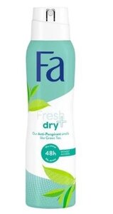 Дезодорант FA Спрей Fresh & Dry Зелений Чай 150 мл (жіночий)