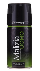 Дезодорант парфумований - Malizia Vetiver Deodorant 150ml