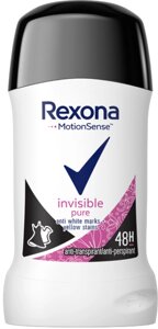Дезодорант у стику Rexona Invisible Pure 40 г жіночий