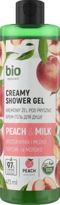 Гель для душу Bio Naturell Peach & Milk 473 мл