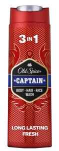 Гель для душу та шампунь Old Spice Captain 3-в-1 400 мл