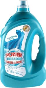 Гель для прання Wash & Free Power de Luxe 4л Універсал