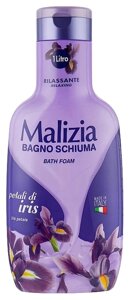 Гель-піна для душу та ванни Malizia Bath Foam Iris Petals 1 л