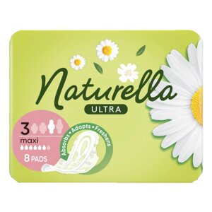 Гігієнічні прокладки для критичних днів Naturella ultra maxi (Розмір 3) 8шт 6 крапель