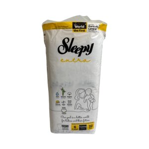 Підгузки-трусики дитячі Sleepy Extra X Large 6 (15-25 кг) 32 шт