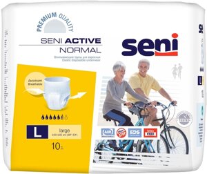 Підгузки-труси для дорослих SENI ACTIVE NORMAL (Large 3) 10шт