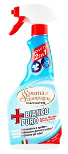 Засоби для виведення плям Spuma di Sciampagna Pure White Spray Sanitizing Mousse 500 мл