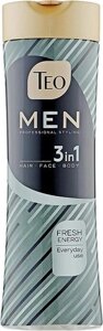 Шампунь чоловіків 3в1 - Teo Beauty Men 3 In 1 Shampoo Fresh Energy 350ml