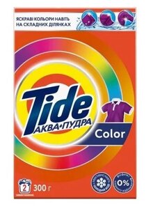 Пральний порошок Tide Аква-Пудра Color, автомат, 2 прання, 300 г