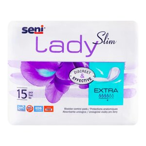 Прокладки урологічні Seni Lady Slim Extra 15 шт 4 краплі