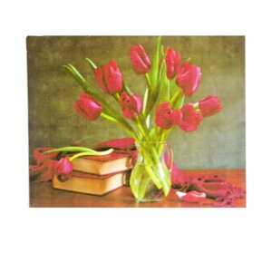 Алмазна вишивка "Великий букет роз на столі" ваза сад, дача, викладка мозаїка 5d набори 30х40 см