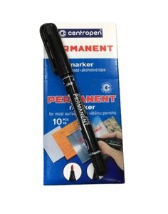 Маркер Centropen 2836 (тонкий) чорний (оригінал)