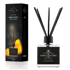 Ароматизатор рідкий для дому/офіса Tasotti "Reed diffuser" 100ml Amber Night (8059)