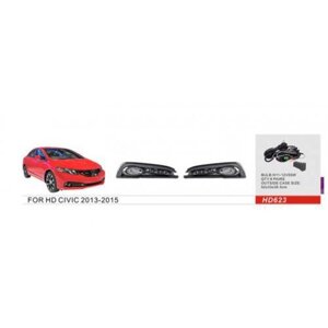 Фари дод. модель Honda Civic/2013-15/HD-623/H11-12V55W/ел. дріт