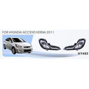 Фари дод. модель Hyundai Accent/Verna 2010-15/HY-485W/881-12V27W/ел. дріт