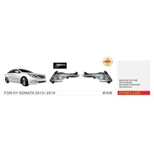 Фари доп. модель hyundai sonata/2012-14/K. R TYPE/HY-603L/H8-12V35W+LED-4W/FOG+DRL