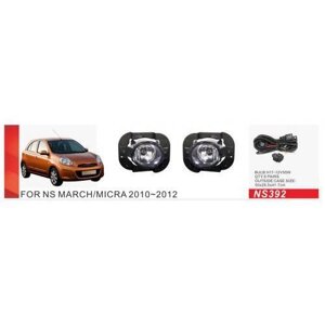 Фари доп. модель Nissan Micra 2010-12/NS-392/H11-12V55W/ел. дріб