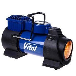 Компресор "ViTOL" К-60 150psi/15Amp/40 л/ліхтар/прикурювач (К-60)