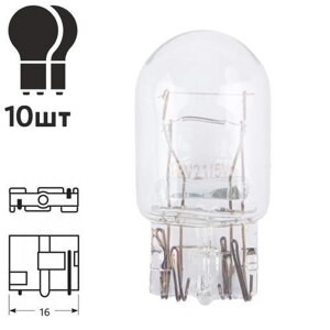 Лампа PULSO/габаритна T20/W3x16q/W21/5W 12V/21/5W clear/2 конт.