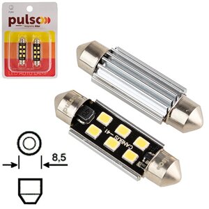 Лампа PULSO/софітна/LED C5w/41мм/canbus/9SMD-2835/12v/2,9W/315lm white