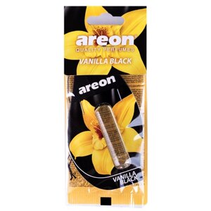 Освіжувач повітря рідкий листочок AREON "LIQUID" Vanilla Black 5ml