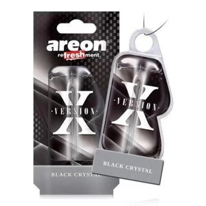 Освіжувач повітря рідкий листочок AREON "LIQUID" X-Version Black Crystal 8,5 мл