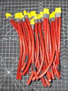 Кабель Дрона XT60 Female 9 AWG 6кв. мм коннектор аккумулятора роз'єм акумулятора квадрокоптера FPV