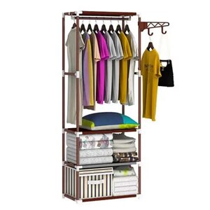 Збірна підлогова вішалка для одягу NEW BOXY COAT RACK з полицями та гачками