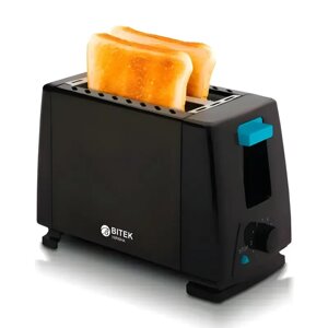 Тостер на 2 тості 1000 Вт 2 Slice Toaster BITEK