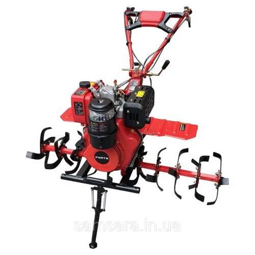 Мотоблок дизельний Forte 1350-3 NEW колеса 12"