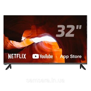 Телевізор 32" HD TV AOSP android 12 T2s2 - 32GH-750AV 1+ 8G voice RC frameless, brown box GH