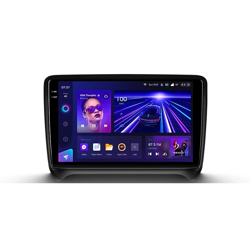 Американська магнітола Teyes CC3 2K  4+64G Wi-Fi+4G для Audi TT 2 8J 2006 - 2014 Android від компанії Мега Звук - фото 1