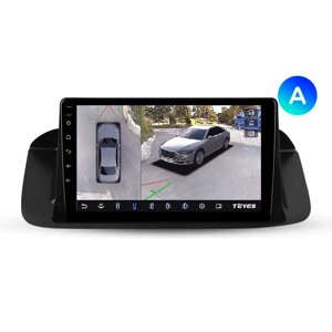 Штатна магнітола Teyes CC3 6+128G Wi-Fi+4G Круговий огляд 360° Honda Accord 8 Spirior 2008-2013