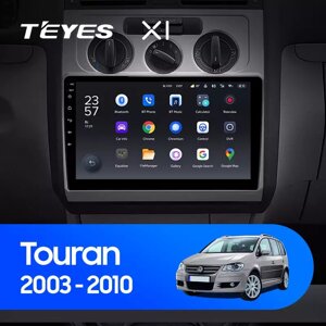 Штатна магнітола Teyes X1 для Volkswagen Touran 1 2003 - 2010 Android