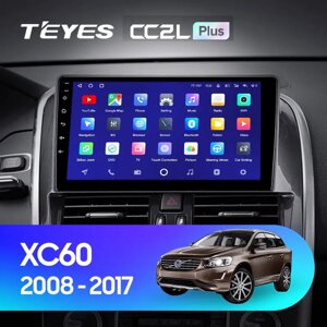 Штатна магнітола Teyes CC2L Plus 2/32 для Volvo XC60 2008 - 2017 Android