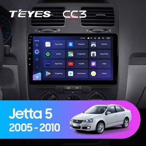 Штатна магнітола Teyes CC3 для Volkswagen Jetta 5 2005 - 2010 Android