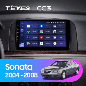 Штатна магнітола Teyes CC3 для Hyundai Sonata NF 2004 - 2008 Android