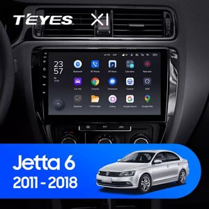 Штатна магнітола Teyes X1 для Volkswagen Jetta 6 2011 - 2018 Android