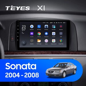 Штатна магнітола Teyes X1 для Hyundai Sonata NF 2004 - 2008 Android