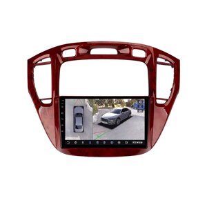 Штатна магнітола Teyes CC3 6+128G Wi-Fi+4G Круговий огляд 360° Toyota Highlander 1 XU20 2001-2007