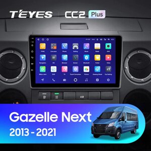 Штатна магнітола Teyes CC2 Plus для GAZ Gazelle Next 2013 - 2021 Android